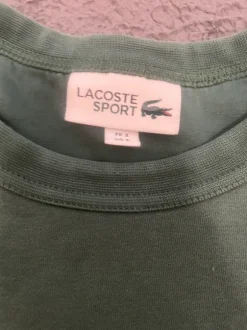 Lacoste Sweatshirt Grün Blau Weiß – Größe S
