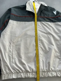 Lacoste Tracksuit Grau Weiß Größe L Track Jacket Track Pants Y2K