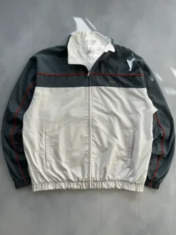 Lacoste Tracksuit Grau Weiß Größe L Track Jacket Track Pants Y2K