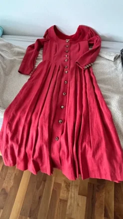 Landhauskleid Leinen Distler Gr 38