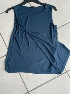Lawrence Grey Ärmelloses Top mit breiten Trägern, blau in M