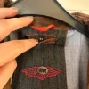Lederen herenjas maat 64