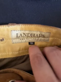 Lederhose braun, Größe 46
