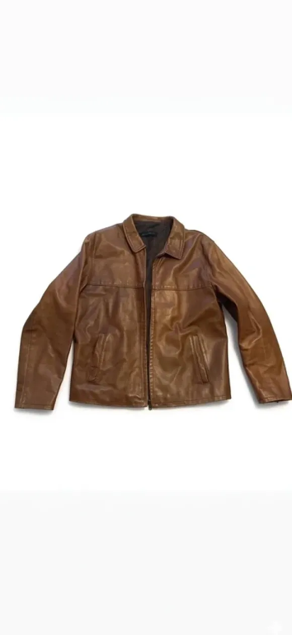 Lederjacke Vintage braun M