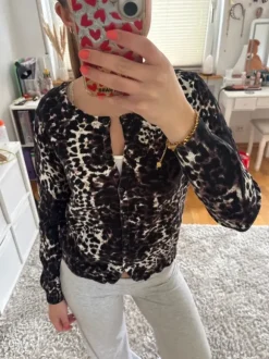 Leoparden Cardigan