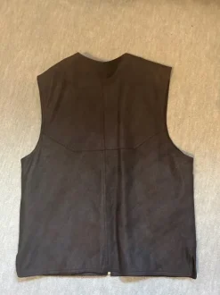 Leren gilet