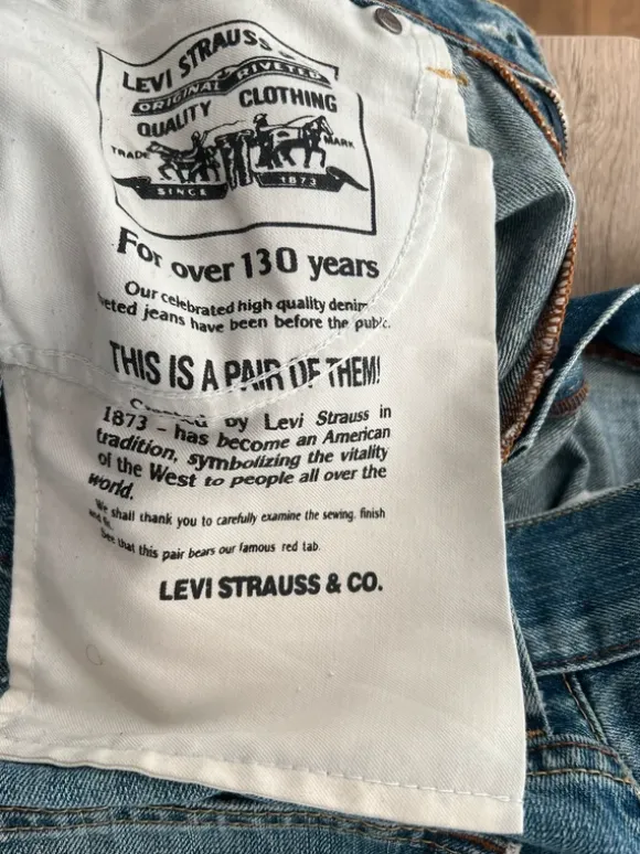 Levi's 506 Vintage Jeans Streetwear Rare Fade Anni 2000 Y2K P602