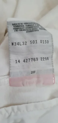 Levis 501 weiß