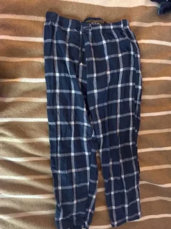 Livergy Schlafanzughose / Pyjamahose – Navy Karo