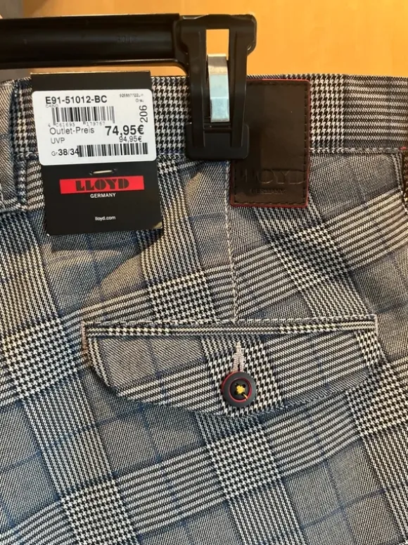 Lloyd Hose Karo Gr. 38/34