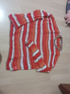 Lochstrick Pullover Gr 42/44