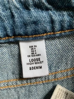 Loose High Waist Jeans H&M
