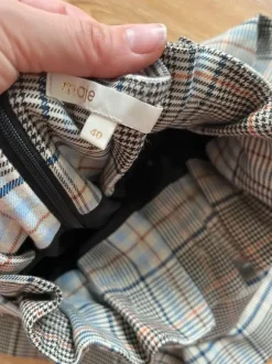 Maje checked skirt shorts