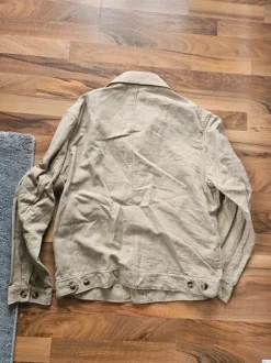 Mango Baumwoll-Leinen-Jacke, beige