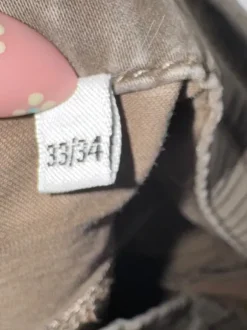 Marc O’Polo Hose taupe/braun Gr. 33/34 – bequem & lässig