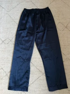 Marineblaue Schlafhose / Homewear Hose, Gr. L