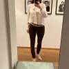 Massimo Dutti - Jeans - schokobraun , braun -Größe 38