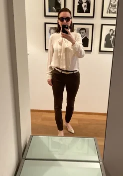 Massimo Dutti - Jeans - schokobraun , braun -Größe 38