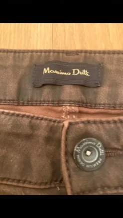 Massimo Dutti - Jeans - schokobraun , braun -Größe 38