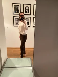 Massimo Dutti - Jeans - schokobraun , braun -Größe 38