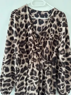 Maxikleid Leoprint