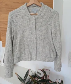 Melierte Bouclé Jacke von h&m