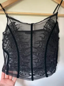 Mesh top Engels top goth gothic y2k
