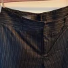 MEXX Anzug Hose Gr. 38 Nadelstreifen schwarz