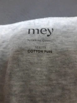 Mey cotton pure Unterhemd gr.38 Grau meliert