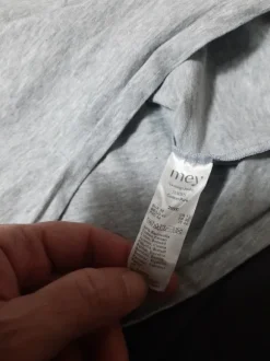 Mey cotton pure Unterhemd gr.38 Grau meliert