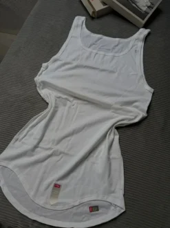 mey Noblesse Herren Unterhemden / Tank Tops Round Cut Set weiß Gr. 7