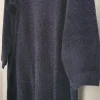 Midi Dress Small Stand-Up Collar Long Sleeves Super Soft Chenille 50-52 (4143)