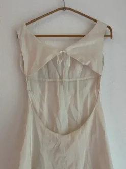 Minikleid vintage Satin Rückenfrei y2k