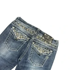 Miss me flared/bootcut low waist women designer jeans(w28)