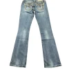 Miss me flared/bootcut low waist women designer jeans(w26)
