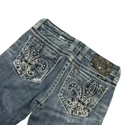 Miss me flared/bootcut low waist women designer jeans(w27)