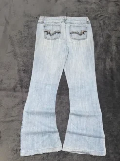 Miss Me Style Jeans Hellblau – Studded Flared | Y2K | Pasha Style | Low Waist