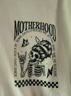 Motherhood TShirt XXL weiß schwarz