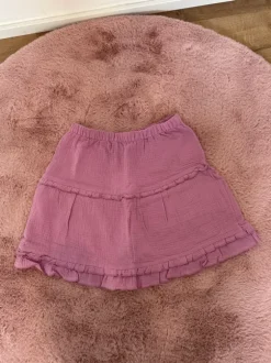 Musselin Skort in Altrosa