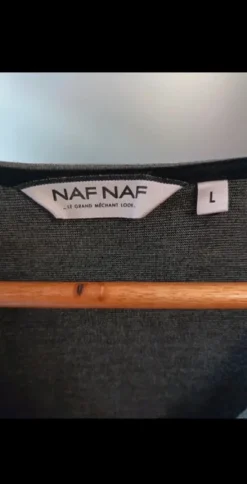Naf Naf Kleid Grau Gr. L