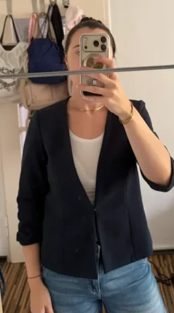 Navy blue blazer