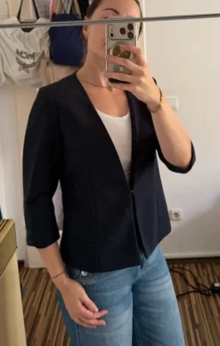 Navy blue blazer