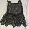 Neu Corsage mit Spitze unten dran gr 3xl entspricht 42