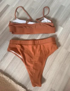 Neuer SHEIN Bikini High Waist Zweiteiler - Rostbraun - Gr. L