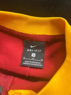Nike AS Roma Trainingsjacke Rot Gelb Fußball Track Jacket Dri-Fit Gr. M