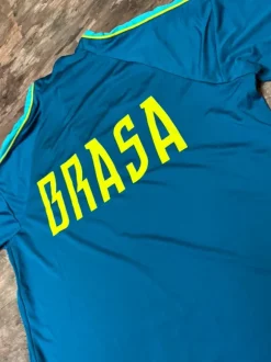 Nike Brasilien Tracksuit Dunkelgrün Fußball Trainingsanzug CBF Brazil Vintage Y2K Streetwear