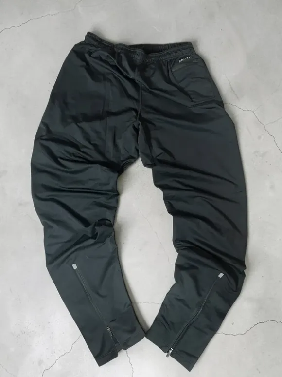 Nike Dri-FIT Trackpants Schwarz Zip Jogger