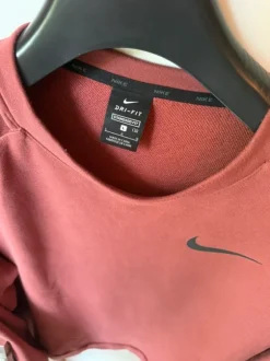 Nike Dry Fit Sweater Pullover Sport Gr L Vintage Red Brown