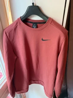 Nike Dry Fit Sweater Pullover Sport Gr L Vintage Red Brown