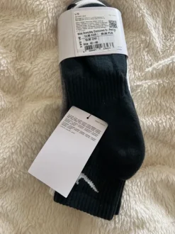 Nike Everyday Cushioned Crew Socken 2x 3er-Pack – Weiß/Schwarz/Grau – Neu